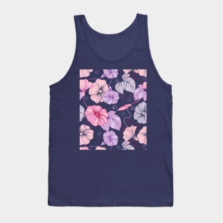 Beautiful Botanical Bindweed Tank Top